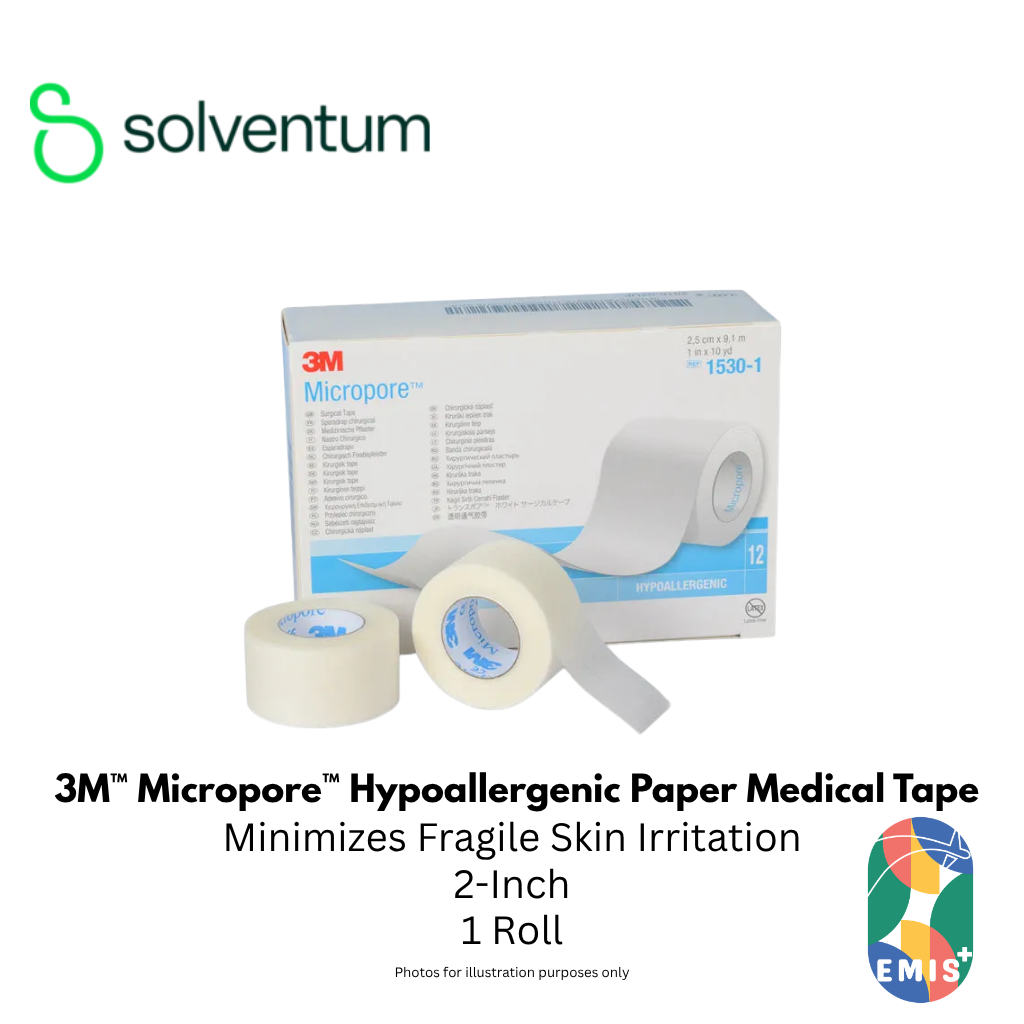 3M Micropore Hypoallergenic Tape 1530 2 inch Without Dispenser - view 3