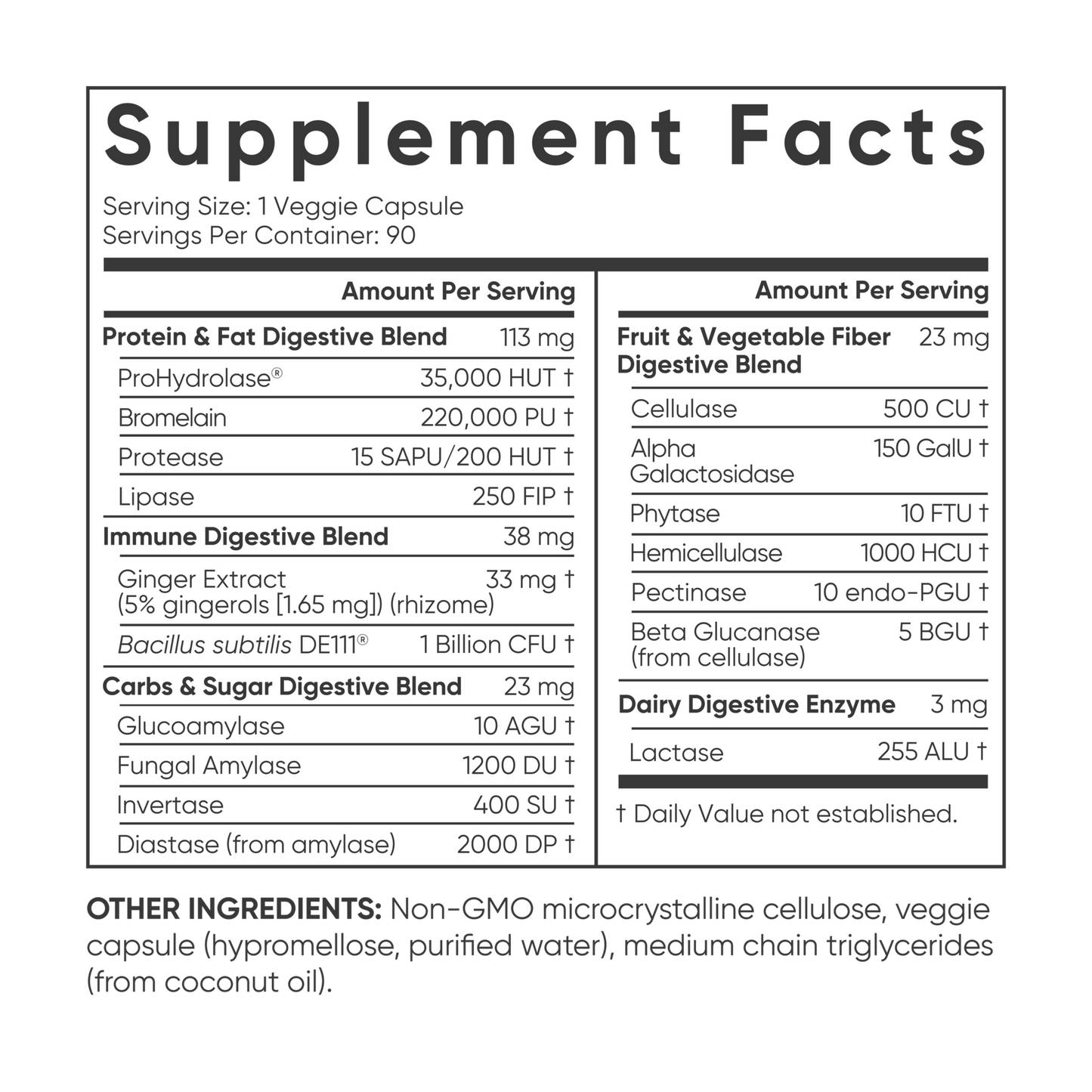 Sports Research Digestive Enzymes with Probiotics