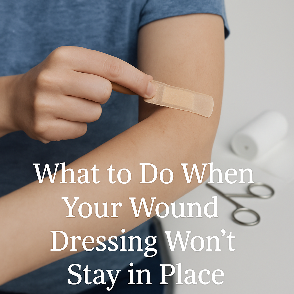Fixing Wound Dressings That Won't Stay