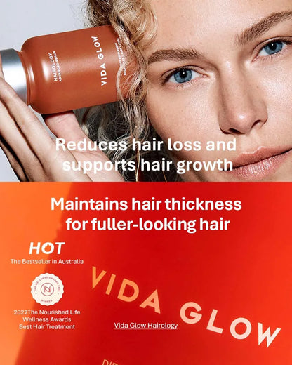 Vida Glow Hairology - 30 Capsules for Thicker, Healthier Hair
