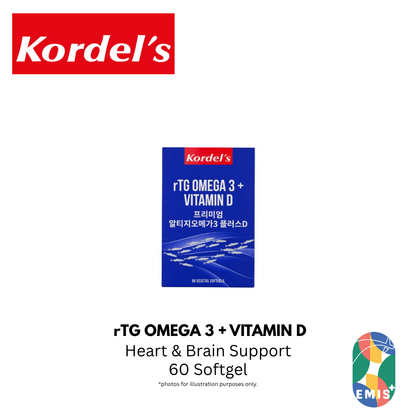 KORDEL'S rTG OMEGA 3 + VITAMIN D — product image 2, EMIS+ Singapore medical supplies