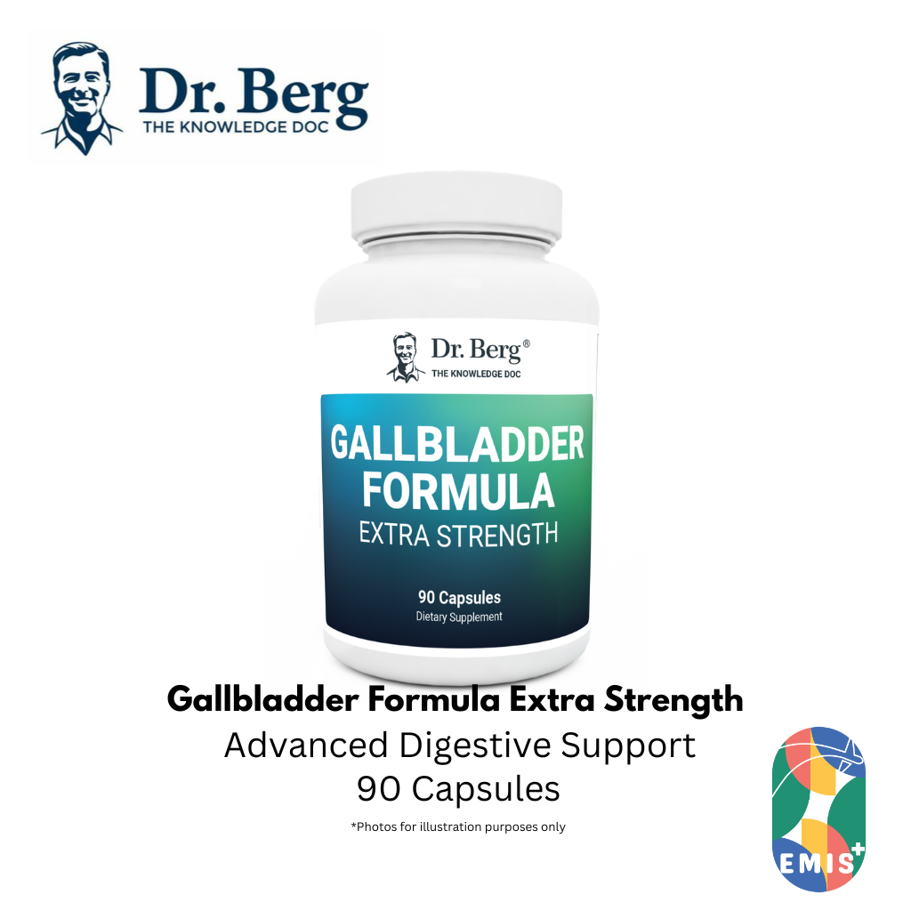Dr Berg Gallbladder Formula Extra Strength: Advanced Digestive Support with Ox Bile & Enzymes - 90 Caps