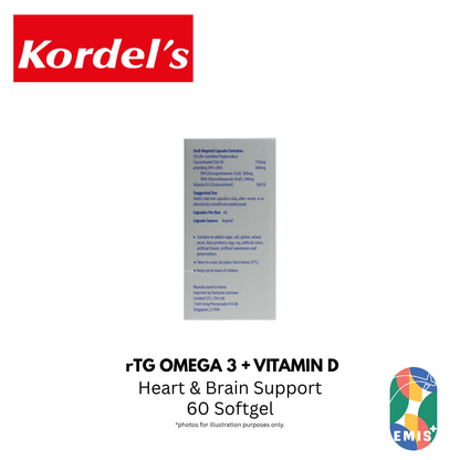 KORDEL'S rTG OMEGA 3 + VITAMIN D — product image 5, EMIS+ Singapore medical supplies