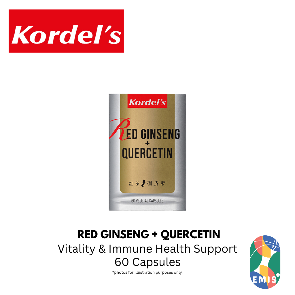KORDEL’S RED GINSENG + QUERCETIN – product detail view 4 | EMIS+ Singapore medical supplies