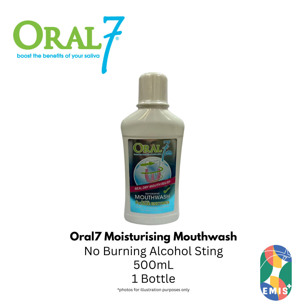 [500ml] Oral7 Mouthwash, MW500, 16.9 fl oz, Oral Wetting Agent (Pack of 3) — product image 3, EMIS+ Singapore medical supplies