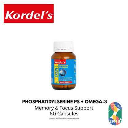 KORDEL’S PHOSPHATIDYLSERINE PS + OMEGA-3 – product detail view 2 | EMIS+ Singapore medical supplies