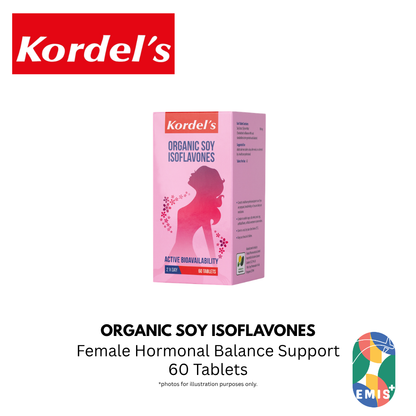 KORDEL’S ORGANIC SOY ISOFLAVONES – product detail view 2 | EMIS+ Singapore medical supplies