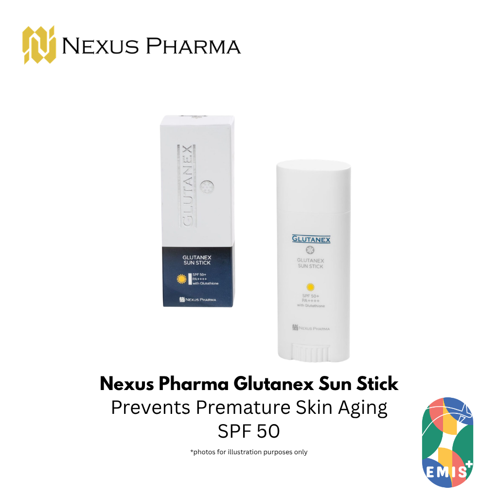 Nexus Pharma Glutanex Sunstick: Ultimate UV Protection for Brighter Skin — buy online at EMIS+ medical supplies Singapore