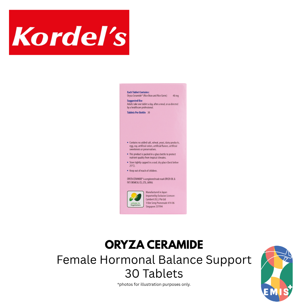 KORDEL’S ORYZA CERAMIDE 米ぬかセラミド – product detail view 4 | EMIS+ Singapore medical supplies