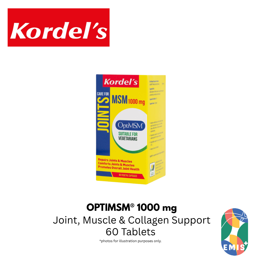 KORDEL’S OPTIMSM® 1000 mg – product detail view 3 | EMIS+ Singapore medical supplies