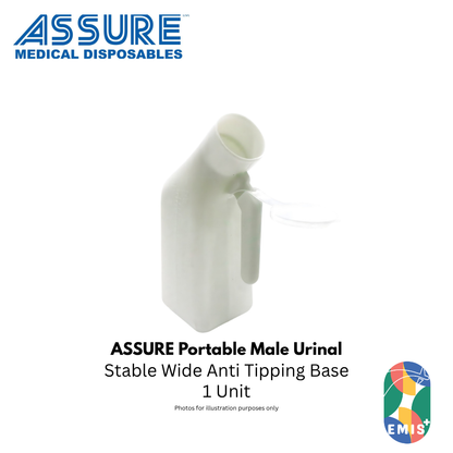 ASSURE Male Urinal Portable Urinal for Men with Handle and Spill Proof Cover - view 2