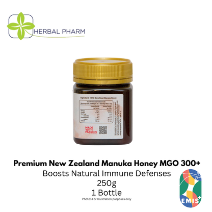 Herbal Pharm Manuka Honey MGO 300+ - Daily Wellness & Immune Support, 250g product image 2 – EMIS+ Singapore