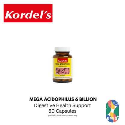 KORDEL’S MEGA ACIDOPHILUS 6 BILLION – product detail view 3 | EMIS+ Singapore medical supplies