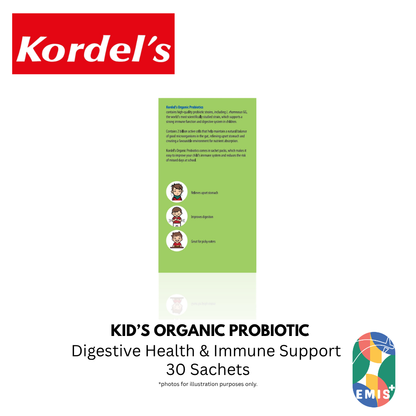 KORDEL’S KID’S ORGANIC PROBIOTIC – product detail view 6 | EMIS+ Singapore medical supplies