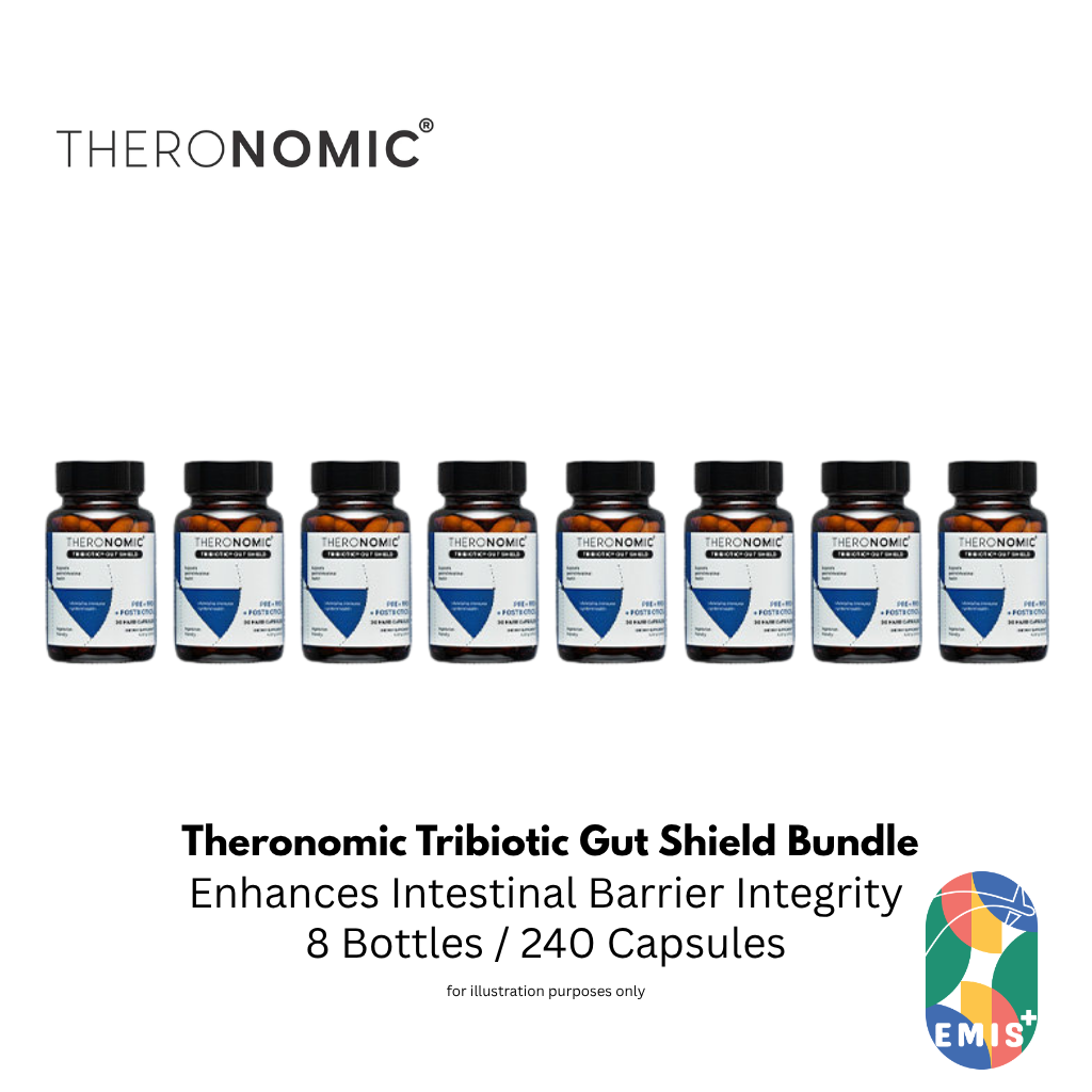 Bundle Sales Theronomic Tribiotic Gut Shield 30 Capsules 8 Bottles Get Free SGD9 Voucher Pack | EMIS+ Singapore medical supplies