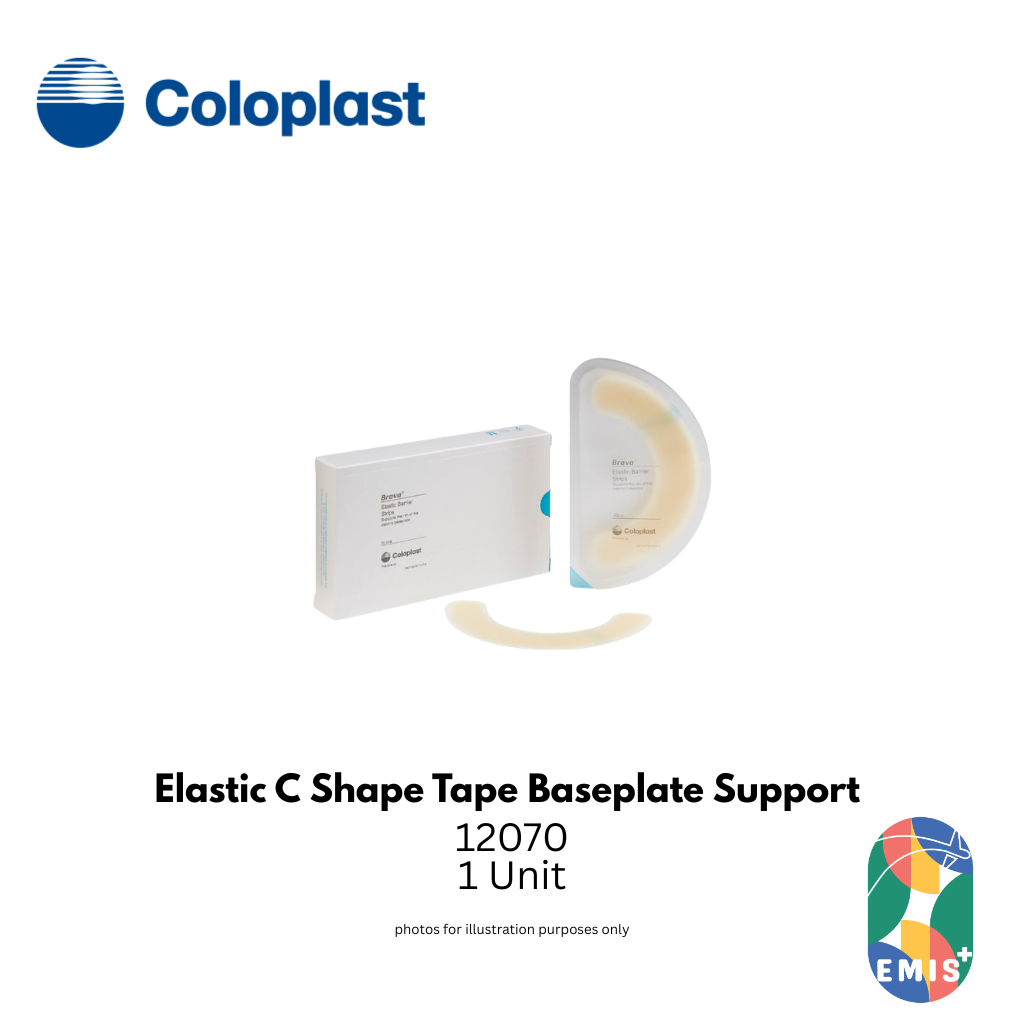 Coloplast Brava Elastic C Shape Tape Baseplate Support 12070 – buy online from EMIS+ Singapore medical supplies
