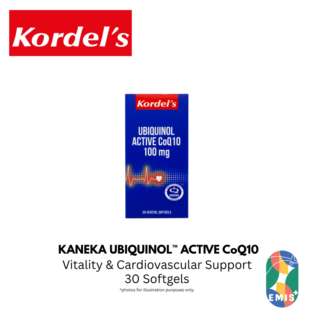 KORDEL’S KANEKA UBIQUINOL™ ACTIVE CoQ10 100 mg – product image 3 | EMIS+ Singapore