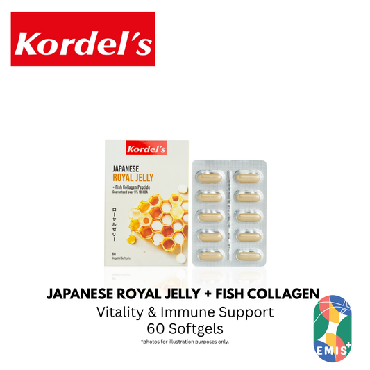 KORDEL’S JAPANESE ROYAL JELLY + FISH COLLAGEN PEPTIDE | EMIS+ Singapore medical supplies