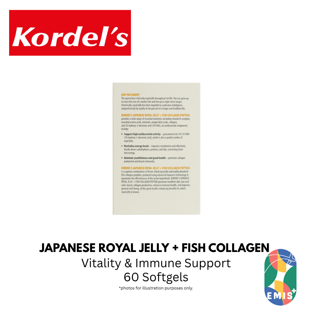 KORDEL’S JAPANESE ROYAL JELLY + FISH COLLAGEN PEPTIDE – product image 6 | EMIS+ Singapore