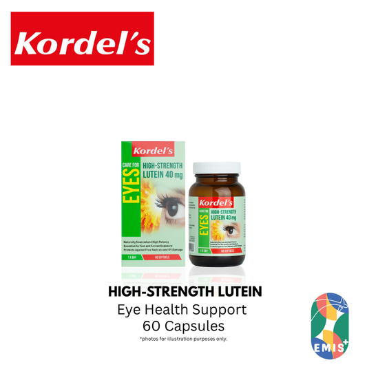 KORDEL’S HIGH-STRENGTH LUTEIN 40 mg | EMIS+ Singapore medical supplies