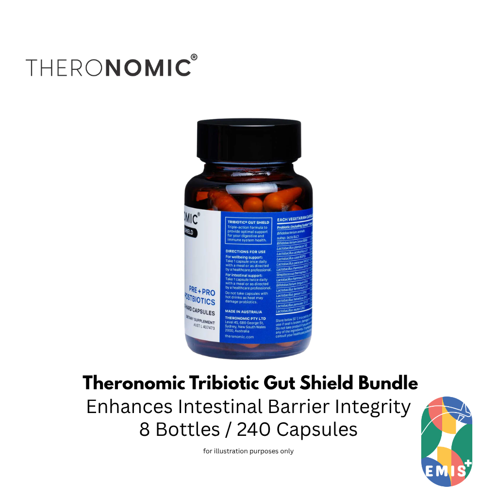 Bundle Sales Theronomic Tribiotic Gut Shield 30 Capsules 8 Bottles Get Free SGD9 Voucher Pack (image 4)