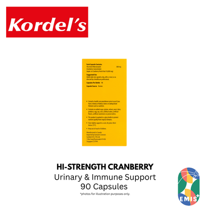 KORDEL’S HI-STRENGTH CRANBERRY 18000 mg – product image 6 | EMIS+ Singapore