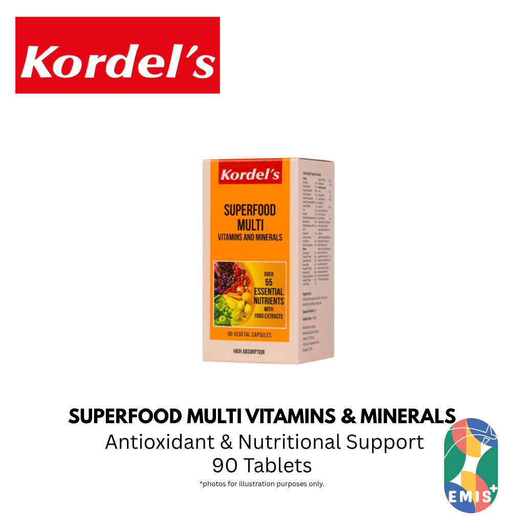 KORDEL'S SUPERFOOD MULTI VITAMINS AND MINERALS — product image 3, EMIS+ Singapore medical supplies