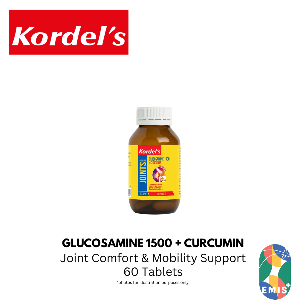 KORDEL’S GLUCOSAMINE 1500 + CURCUMIN – product image 2 | EMIS+ Singapore