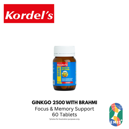 KORDEL’S GINKGO 2500 WITH BRAHMI – product image 2 | EMIS+ Singapore