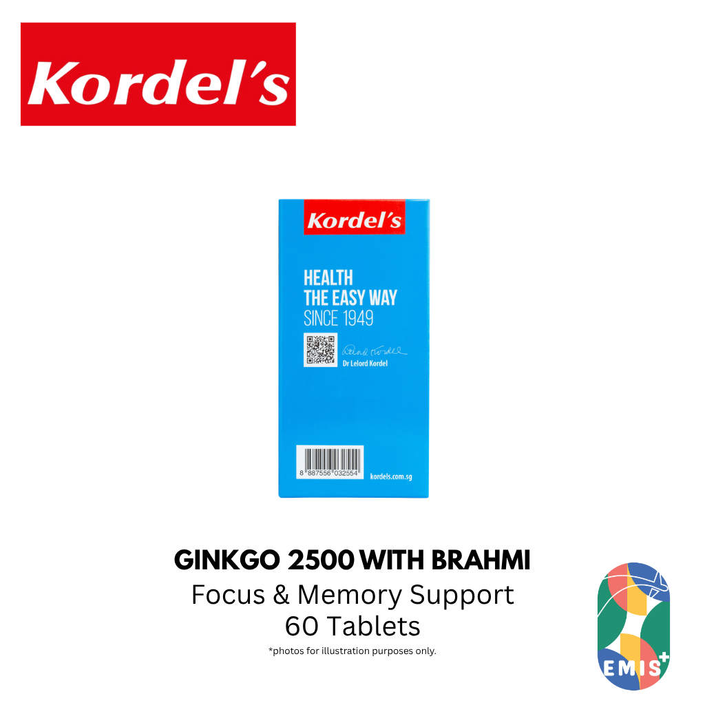 KORDEL’S GINKGO 2500 WITH BRAHMI – product image 4 | EMIS+ Singapore