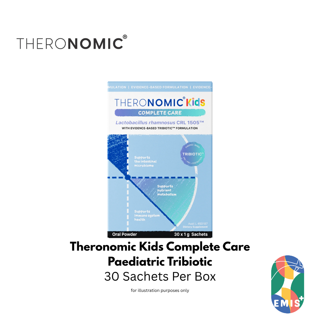 Theronomic Kids Complete Care 30 Sachets per Box Daily Gut and Immune Support for Children — product image 2, EMIS+ Singapore medical supplies