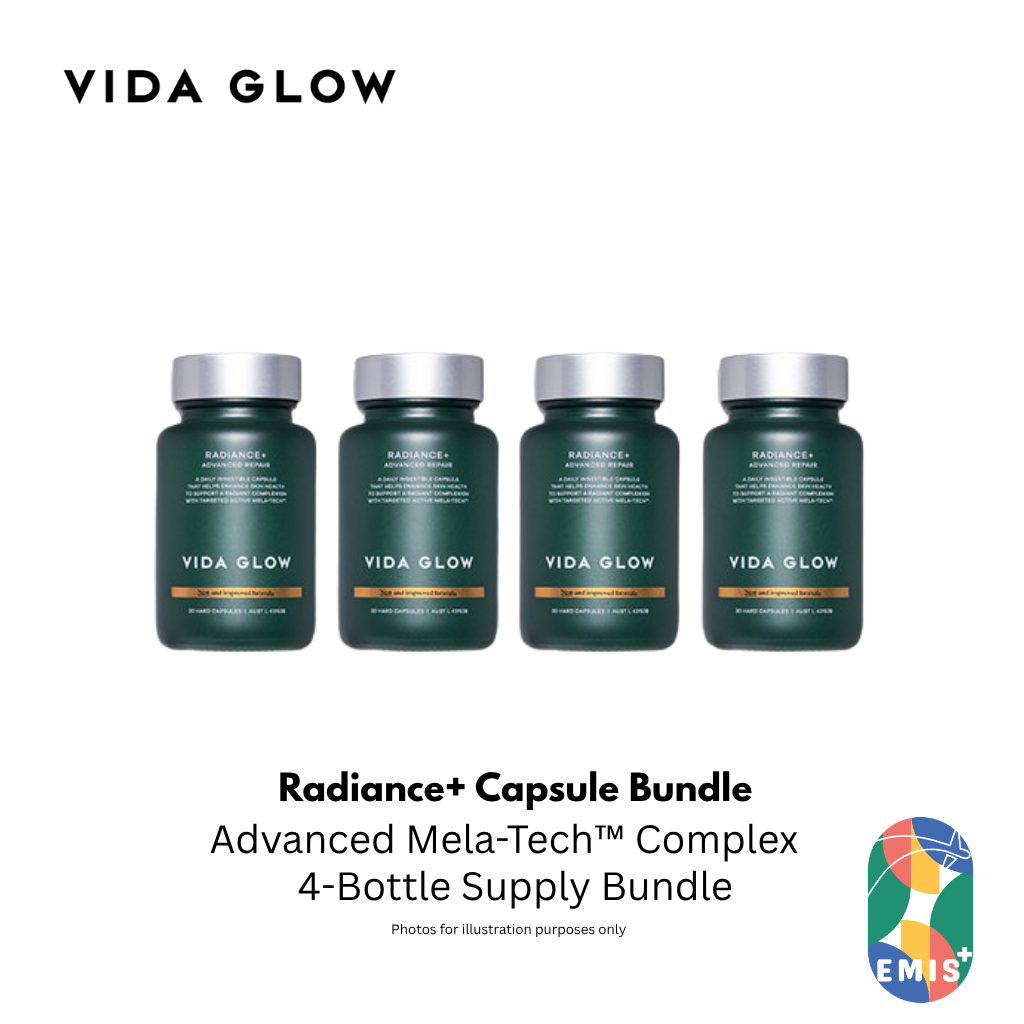 Vida Glow Radiance Plus 30 Capsules Four Bottle Bundle with Free SGD9 Voucher Pack - image 1