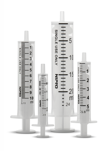 Nipro Disposable Syringe – Luer Slip / Luer Lock, Sterile (1ml – 50ml) – Nipro medical device available at EMIS+ Singapore