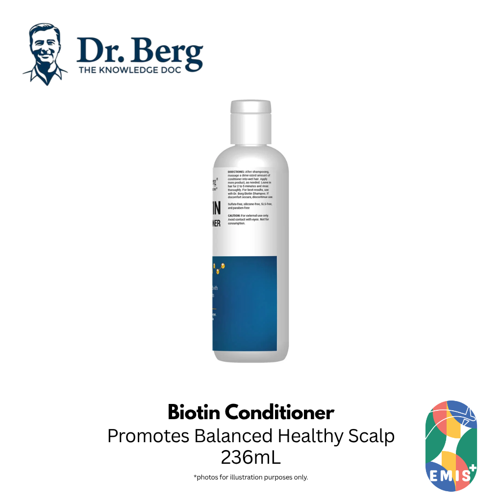 Dr. Berg Biotin Conditioner - New & Improved for Healthy, Vibrant Hair (8 fl oz) — buy online at EMIS+ Singapore