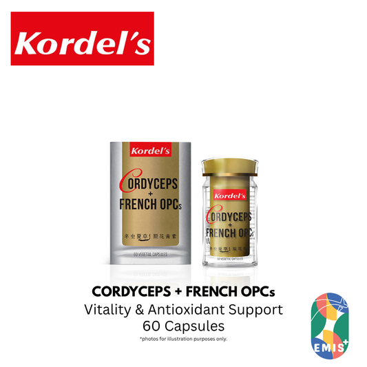 KORDEL’S CORDYCEPS + FRENCH OPCs | EMIS+ Singapore medical supplies