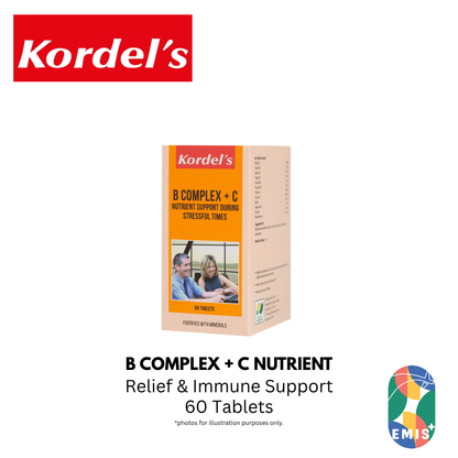 KORDEL’S B COMPLEX + C NUTRIENT SUPPORT DURING STRESSFUL TIMES – product image 2 | EMIS+ Singapore