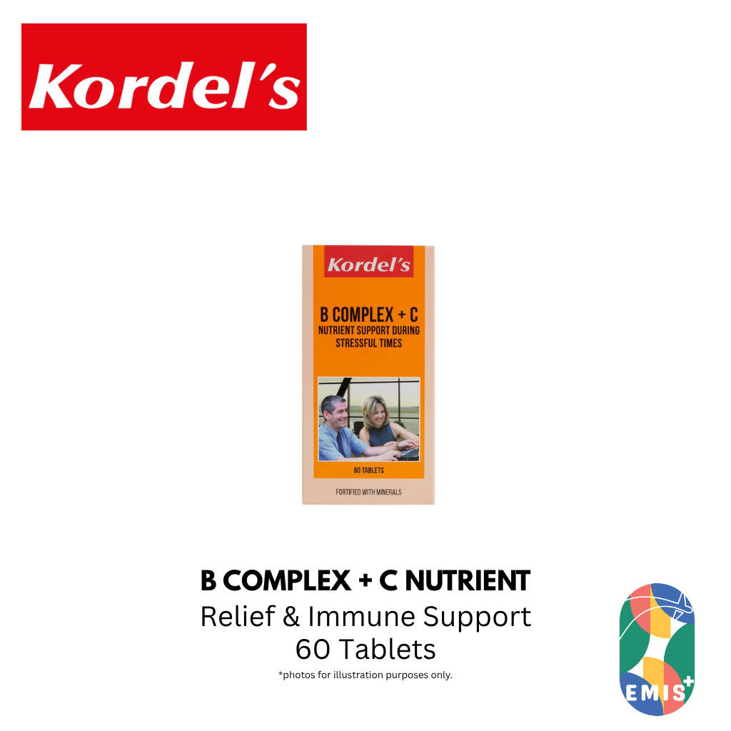 KORDEL’S B COMPLEX + C NUTRIENT SUPPORT DURING STRESSFUL TIMES – product image 5 | EMIS+ Singapore