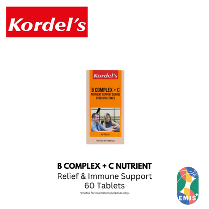 KORDEL’S B COMPLEX + C NUTRIENT SUPPORT DURING STRESSFUL TIMES – product image 5 | EMIS+ Singapore