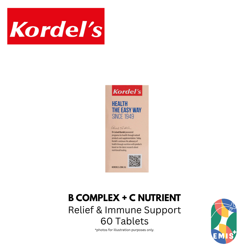 KORDEL’S B COMPLEX + C NUTRIENT SUPPORT DURING STRESSFUL TIMES – product image 6 | EMIS+ Singapore