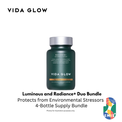 Vida Glow Luminous and Radiance Plus Bundle Two Bottles Each with Free SGD9 Voucher Pack — product image 2, EMIS+ Singapore medical supplies