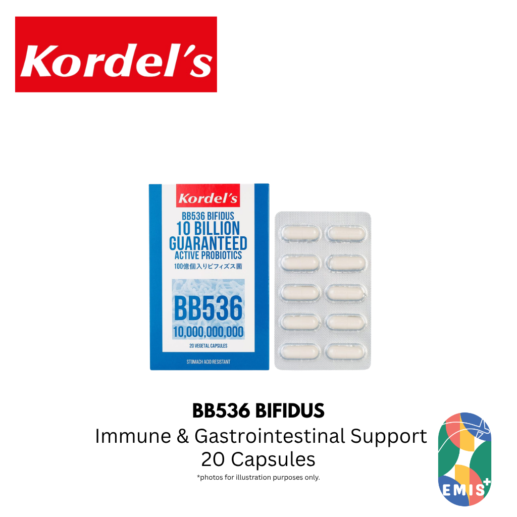 KORDEL’S BB536 BIFIDUS 10 BILLION ACTIVE PROBIOTICS | EMIS+ Singapore medical supplies