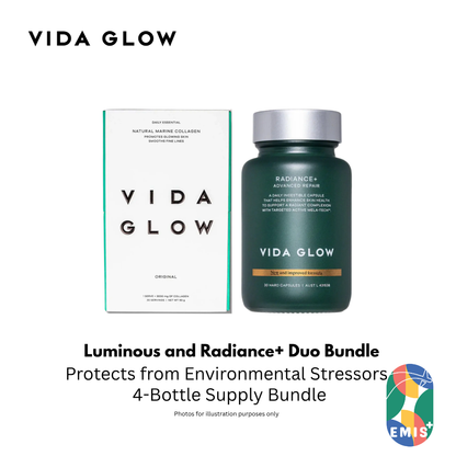 Vida Glow Luminous and Radiance Plus Bundle Two Bottles Each with Free SGD9 Voucher Pack — product image 3, EMIS+ Singapore medical supplies