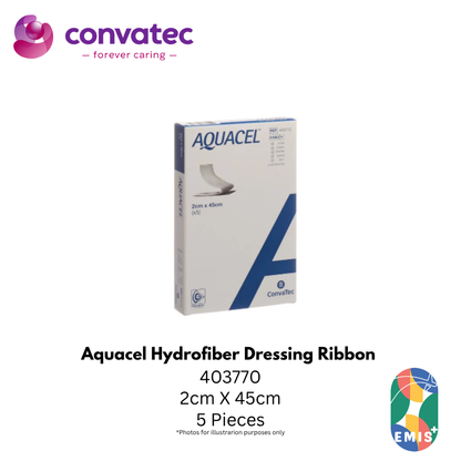 Convatec Aquacel Hydrofiber Dressing Ribbon with Strengthening Fiber [403770] – buy online from EMIS+ Singapore medical supplies