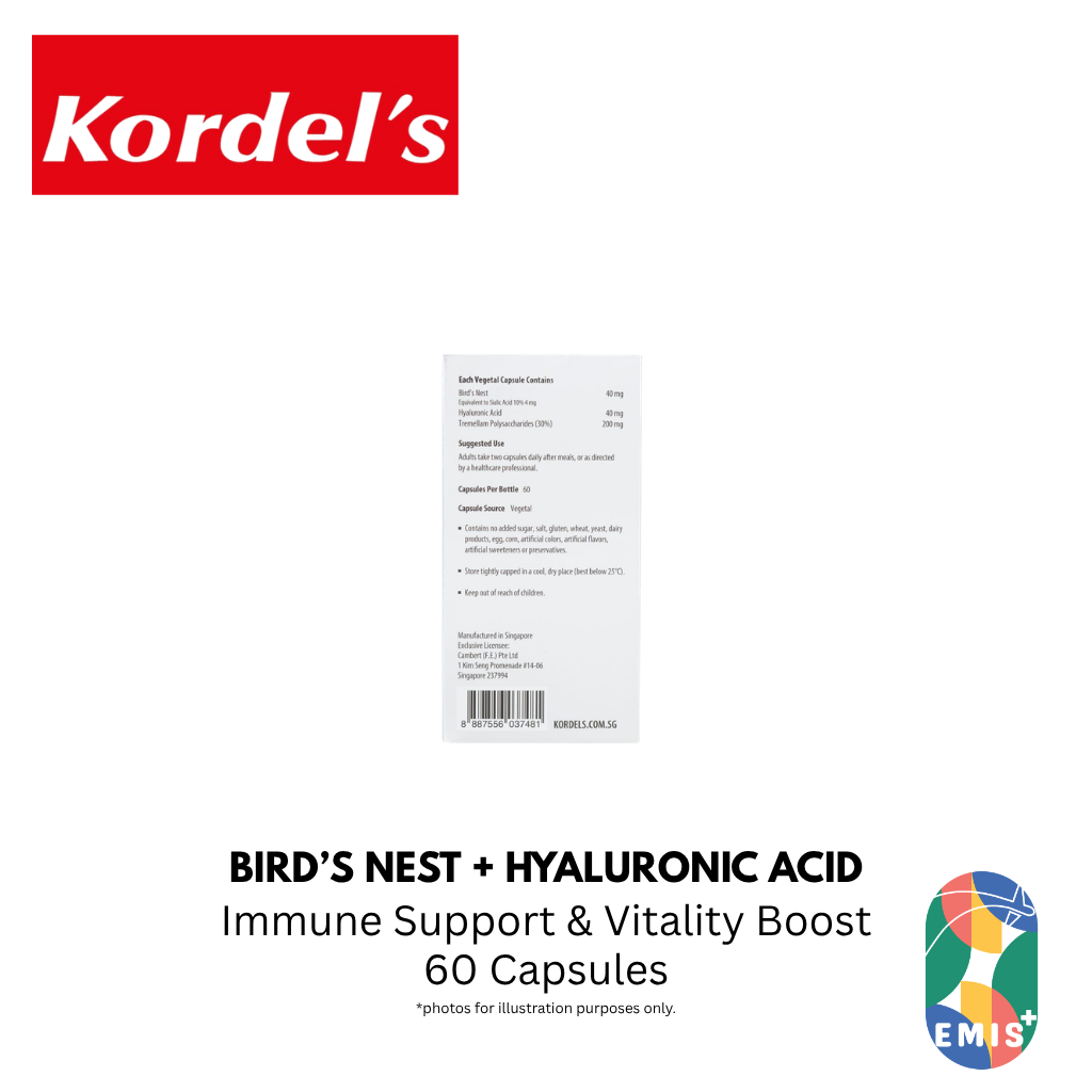 KORDEL’S BIRD’S NEST + HYALURONIC ACID – product image 5 | EMIS+ Singapore