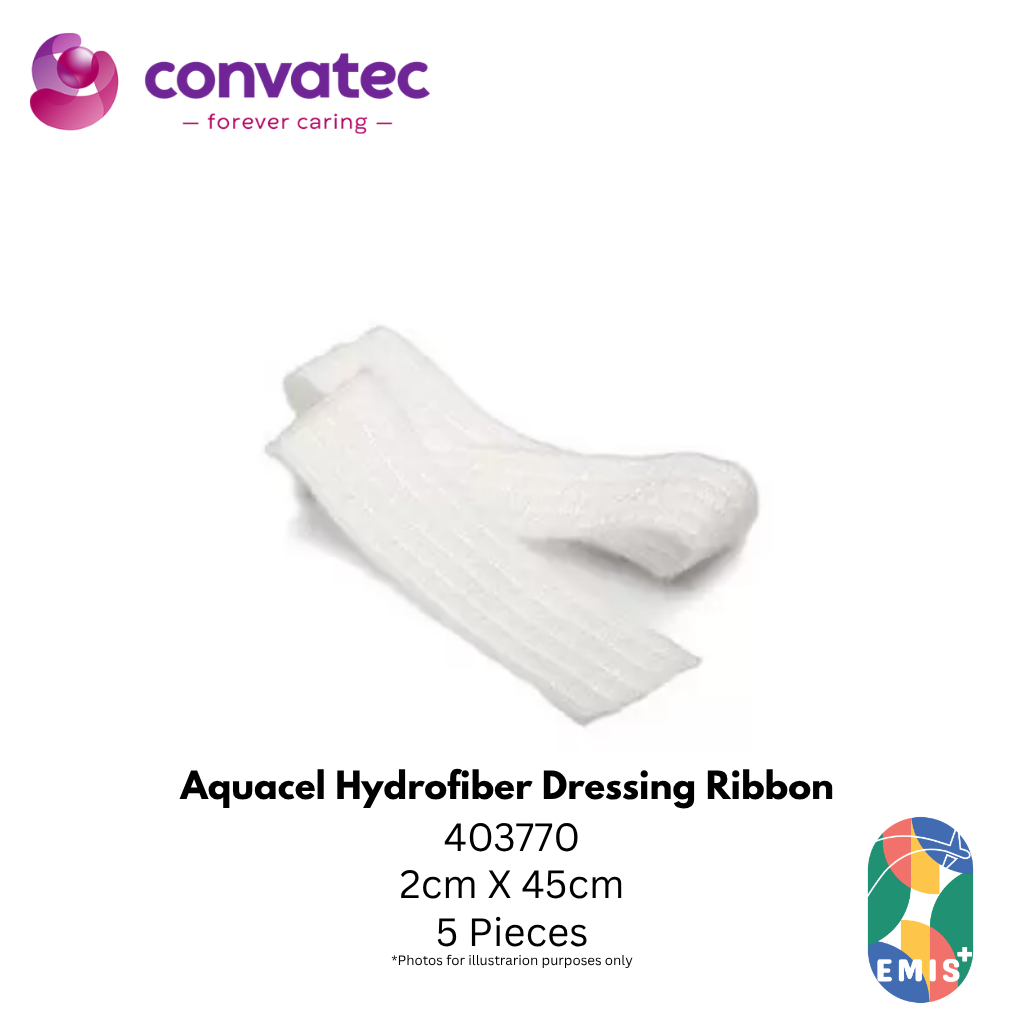ConvaTec Aquacel Hydrofiber Dressing Ribbon 403770 for Chronic and Cavity Wounds – Buy in Singapore | EMIS+ Medical Supplies