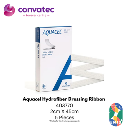 ConvaTec Aquacel Hydrofiber Dressing Ribbon 403770 for Chronic and Cavity Wounds – Buy in Singapore | EMIS+ Medical Supplies