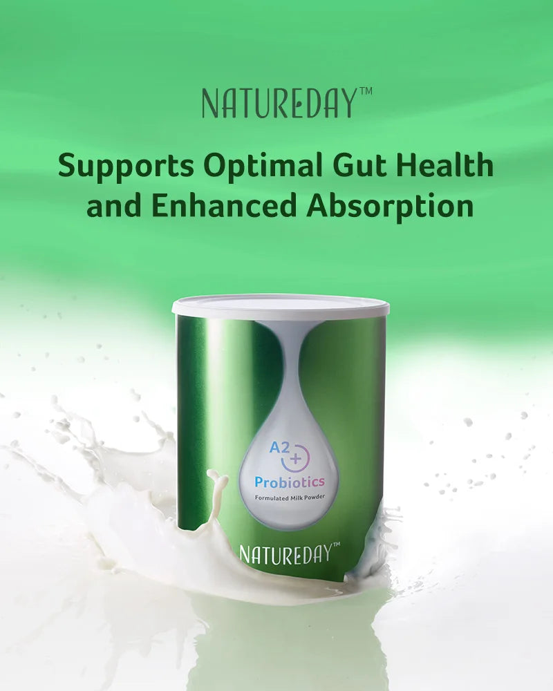 NATUREDAY A2+ Probiotics Milk Powder*6 tins Free Coffee Pro 12 sachets