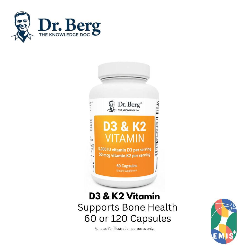 Dr. Berg's D3 & K2 Vitamin: Maximum Strength Support product image 2 – EMIS+ Singapore