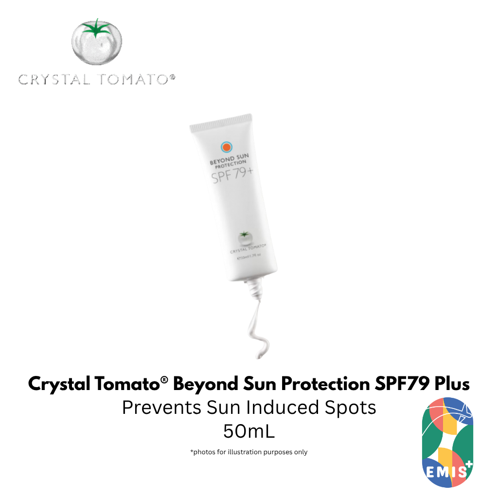 Crystal Tomato Beyond Sun Protection SPF79 Plus Advanced UVA UVB Blue Light and Pollution Defense