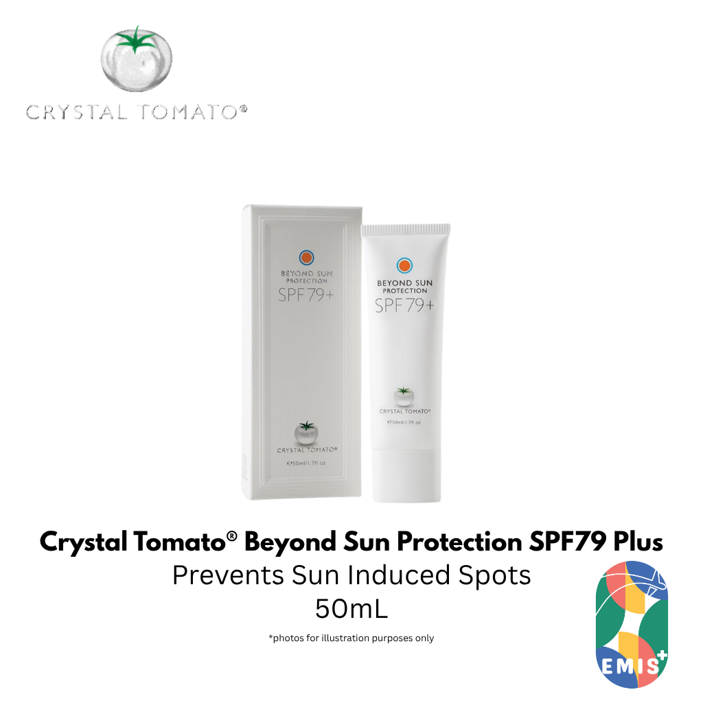 Crystal Tomato Beyond Sun Protection SPF79 Plus Advanced UVA UVB Blue Light and Pollution Defense